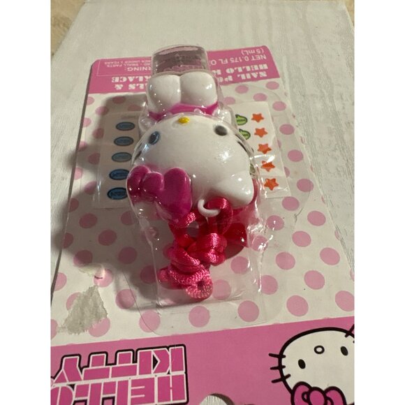 Hello Kitty Nail Polish Decals & Necklace Gift Set For Kids - Picture 4 of 4